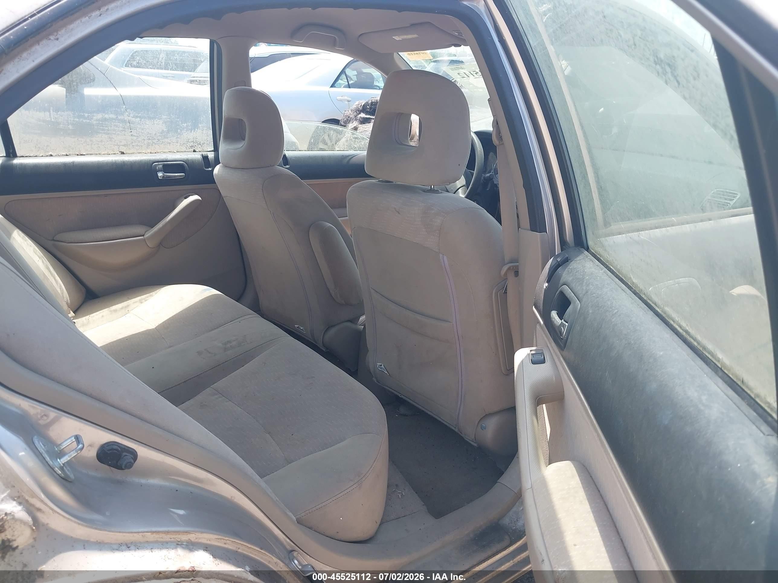 2003 Honda Civic Hybrid Gold vin: JHMES95653S007406