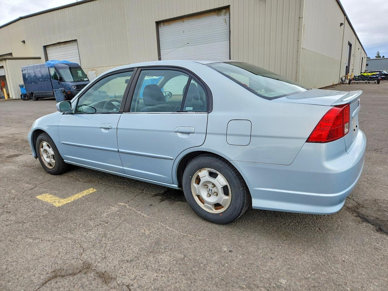 2004 Honda Civic Hybrid Teal vin: JHMES95664S000630