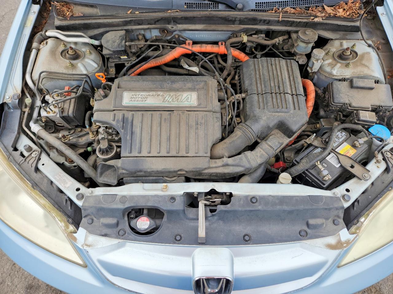 2004 Honda Civic Hybrid Teal vin: JHMES95664S000630
