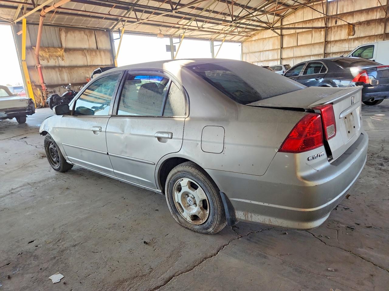 2005 Honda Civic Hybrid Желто-коричневый vin: JHMES95685S021738