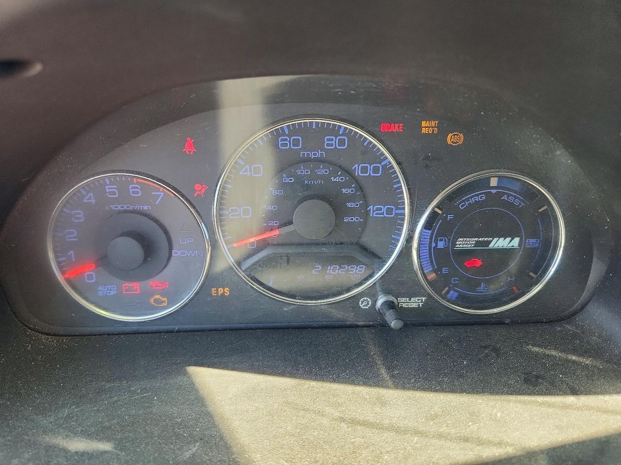 2005 Honda Civic Hybrid Gray vin: JHMES956X5S016394