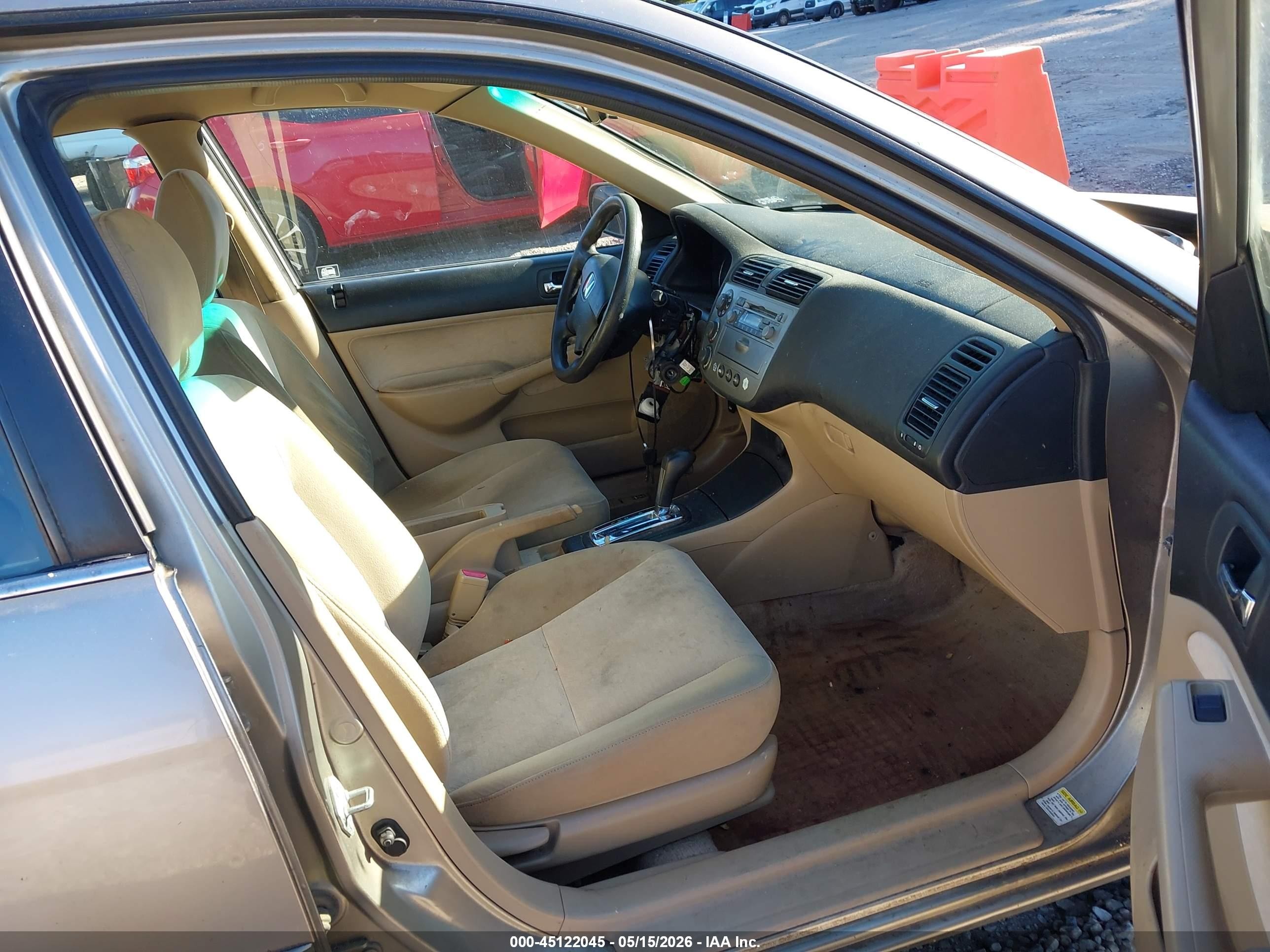 2004 Honda Civic Hybrid Gray vin: JHMES96604S017020