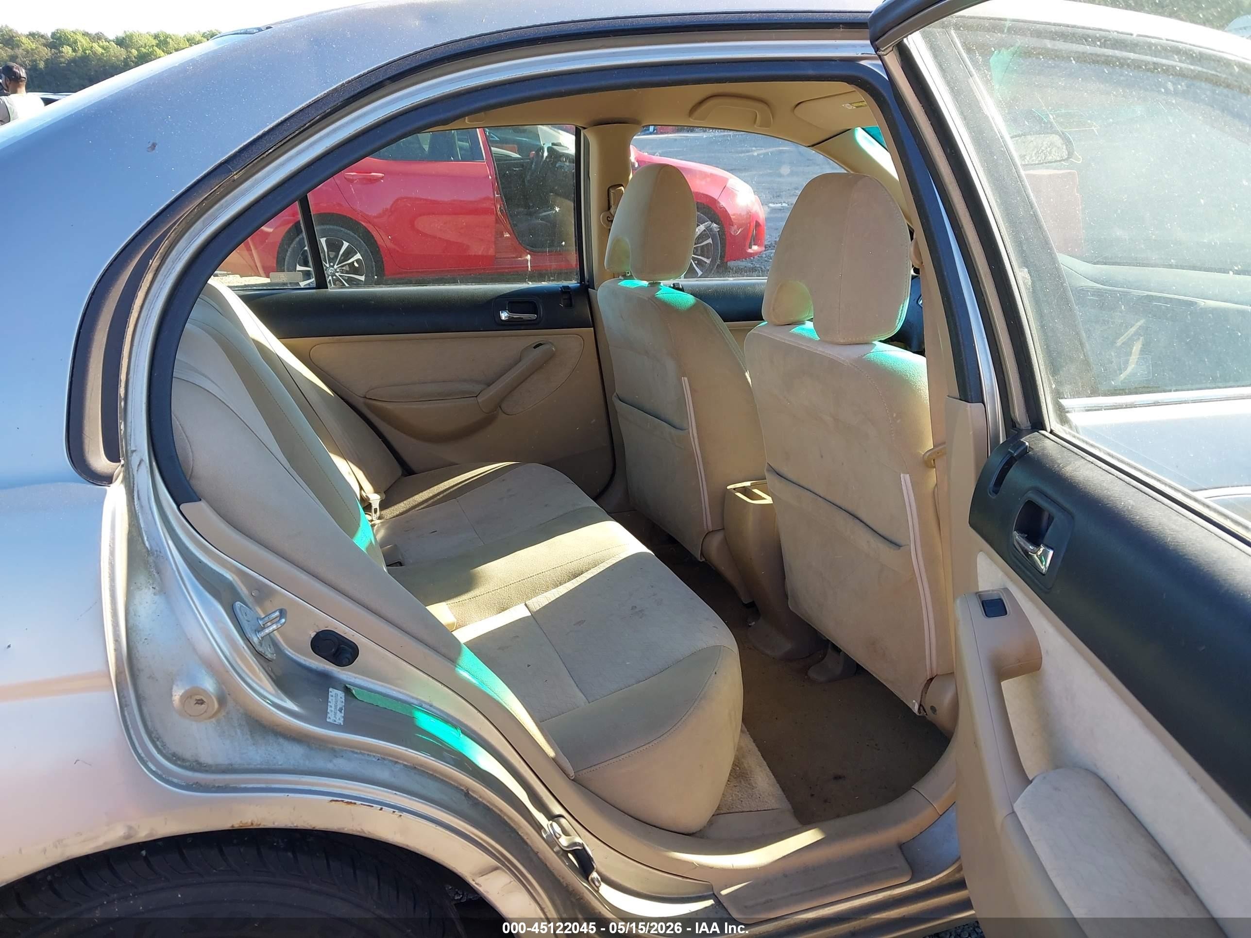 2004 Honda Civic Hybrid Gray vin: JHMES96604S017020