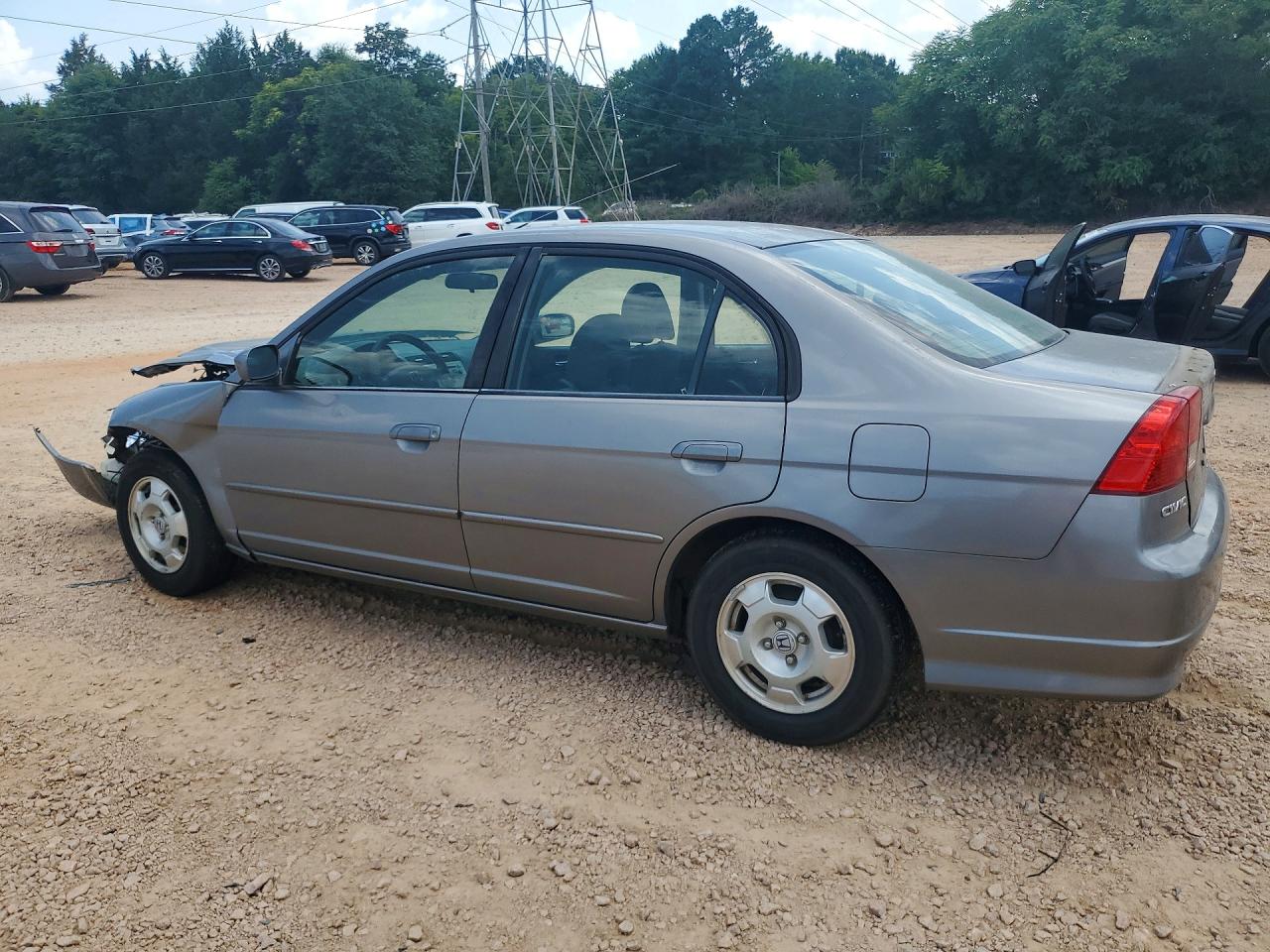 2004 Honda Civic Hybrid Серый vin: JHMES96604S018412