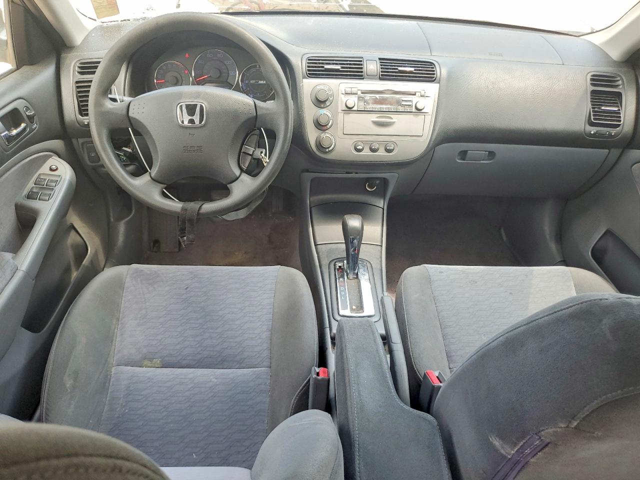 2004 Honda Civic Hybrid Серый vin: JHMES96604S018412
