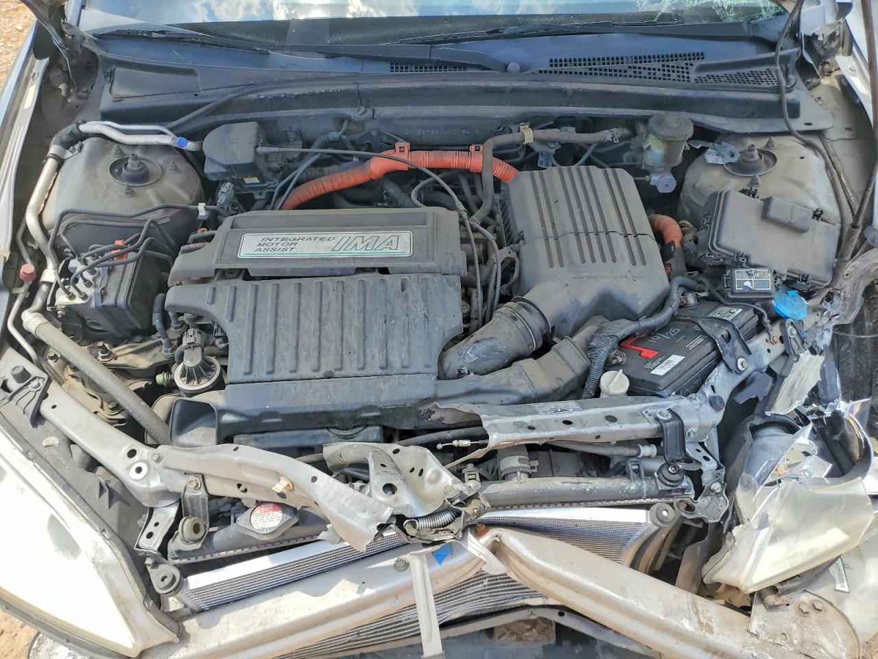 2004 Honda Civic Hybrid Серый vin: JHMES96604S018412