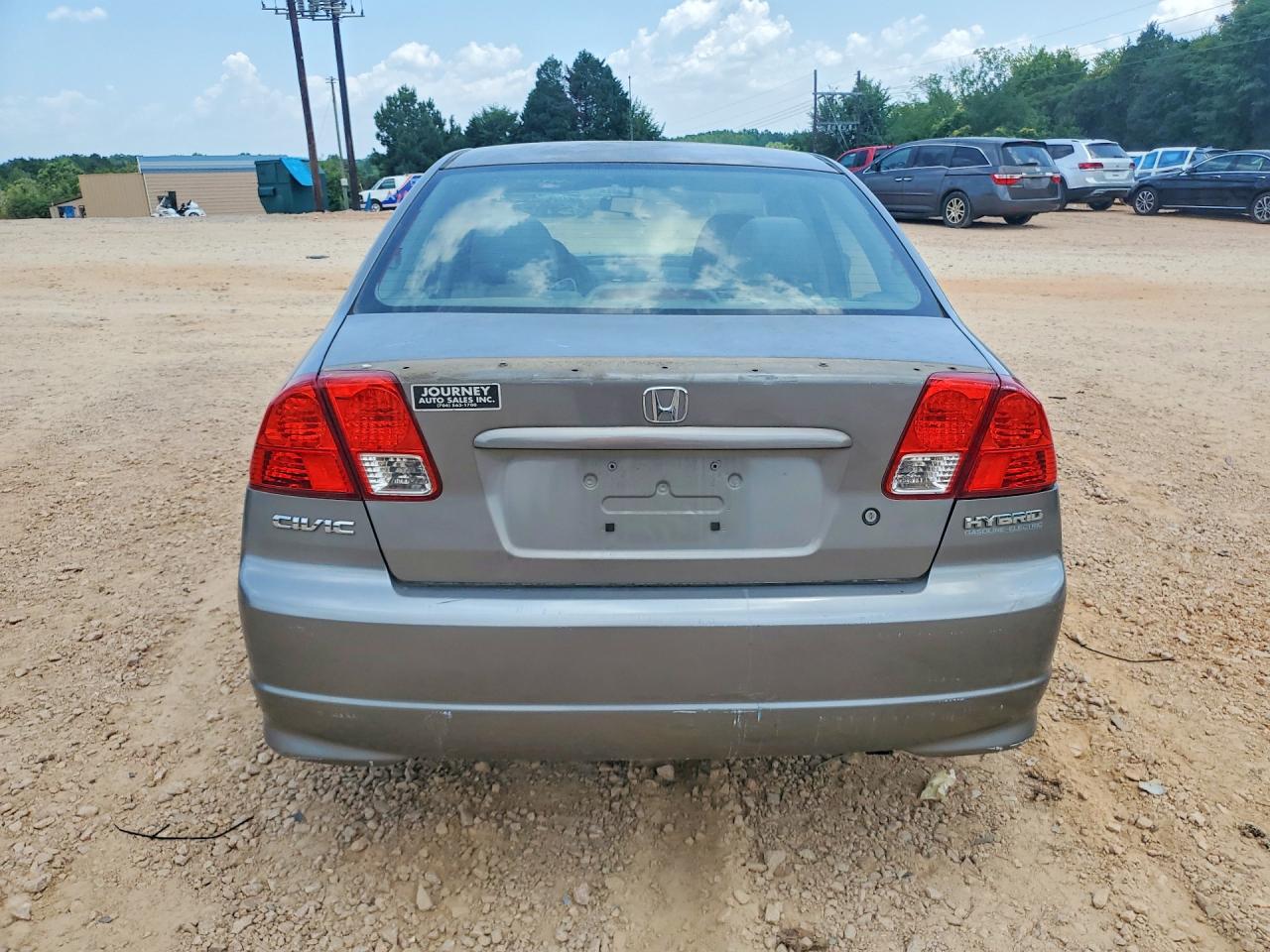 2004 Honda Civic Hybrid Серый vin: JHMES96604S018412