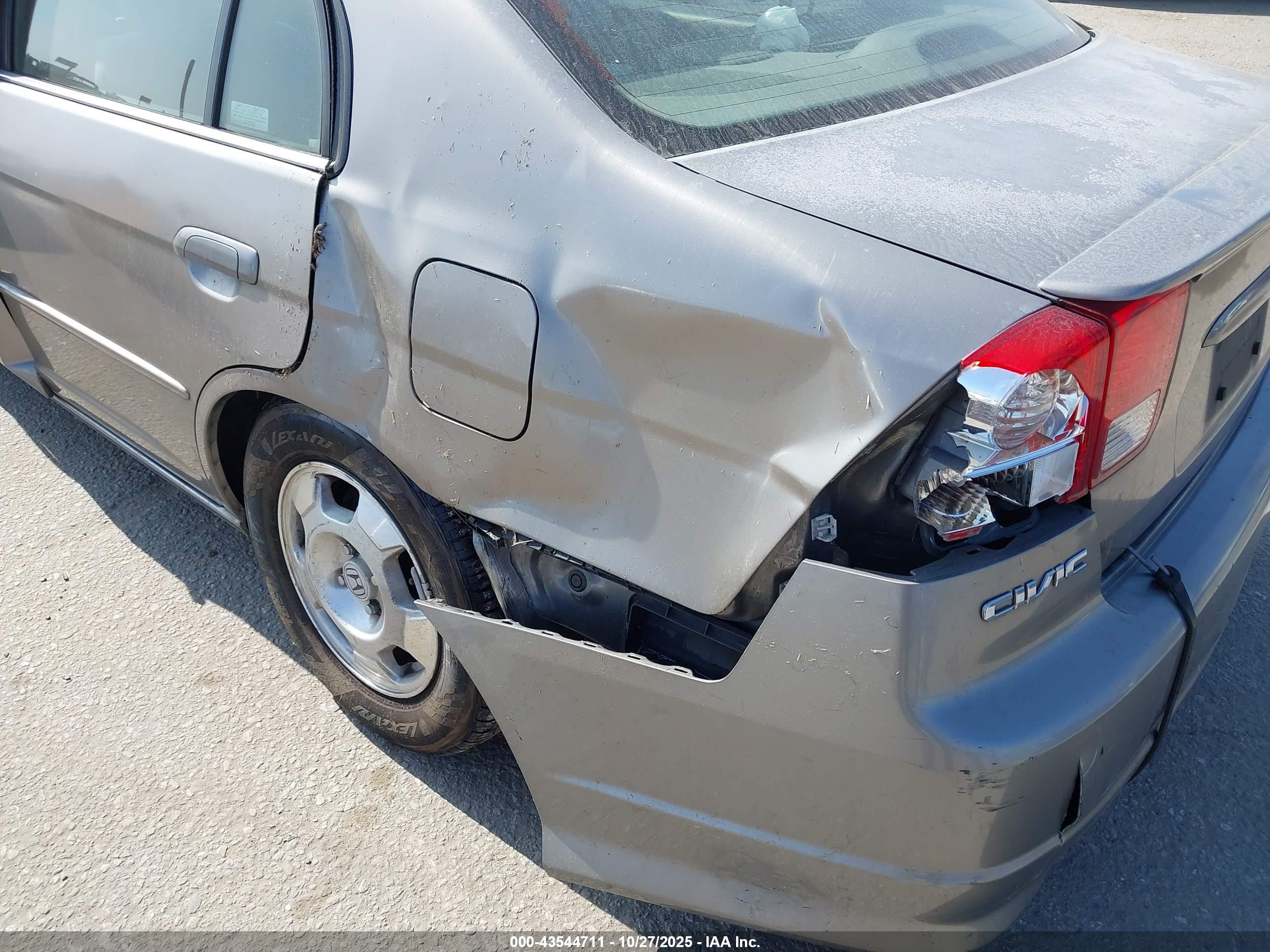 2004 Honda Civic Hybrid Серебряный vin: JHMES96604S022802