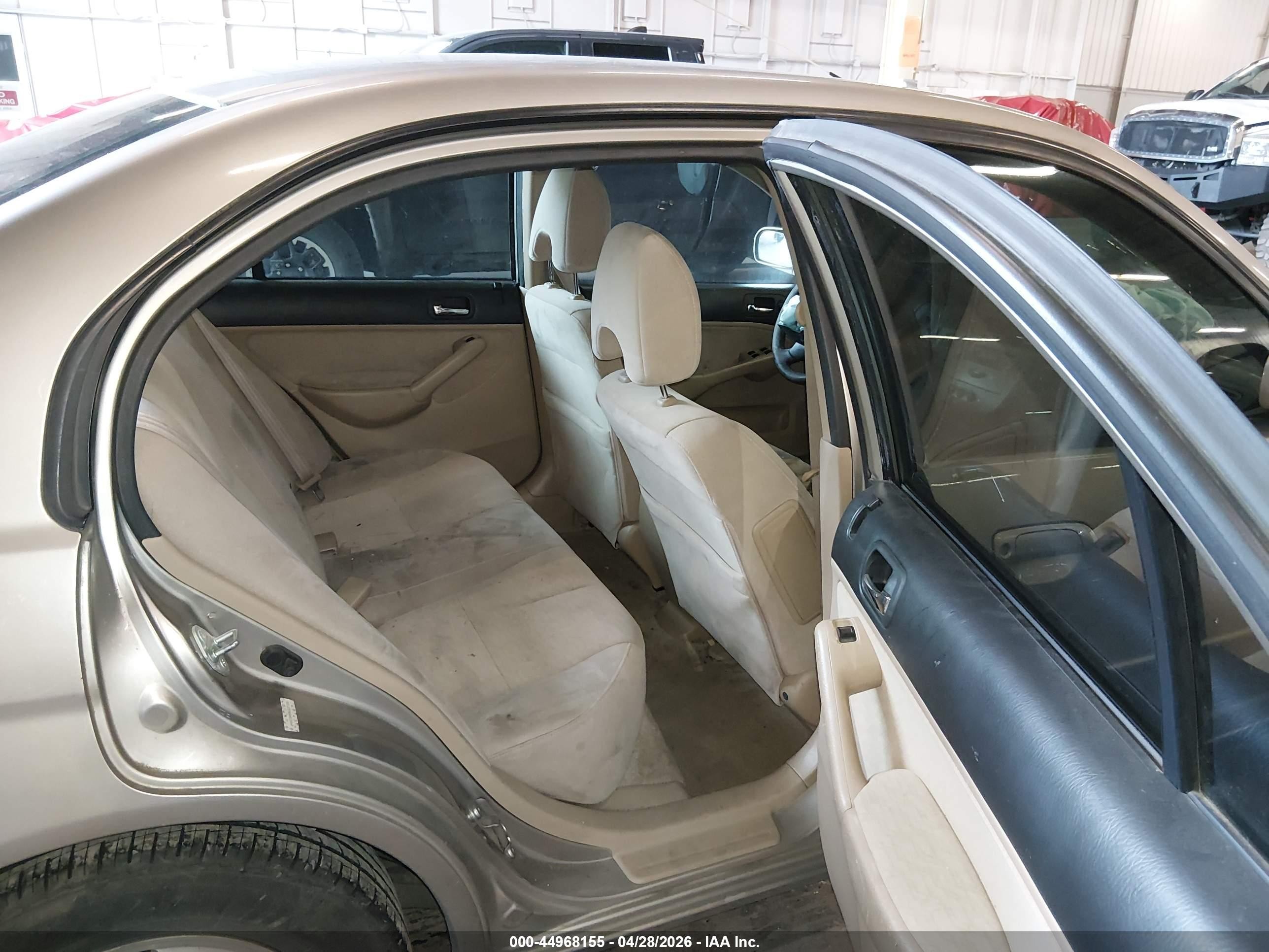 2005 Honda Civic Hybrid   Champagne vin: JHMES96605S021568