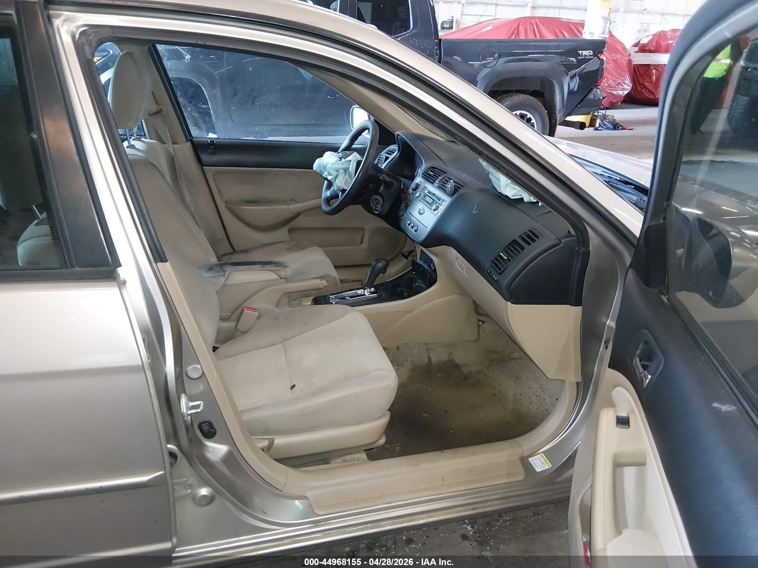 2005 Honda Civic Hybrid   Champagne vin: JHMES96605S021568