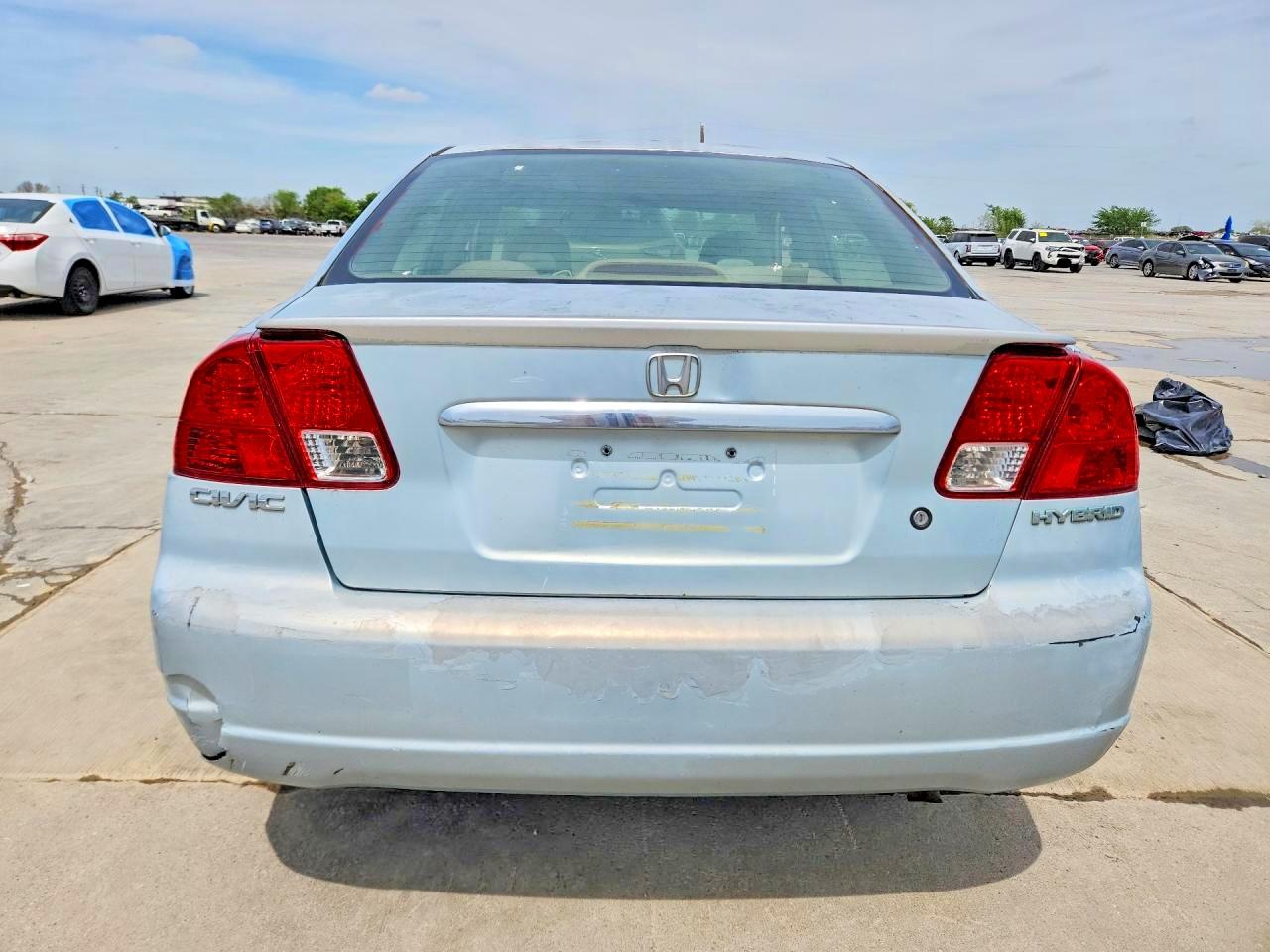 2003 Honda Civic Hybrid Silver vin: JHMES96613S022256