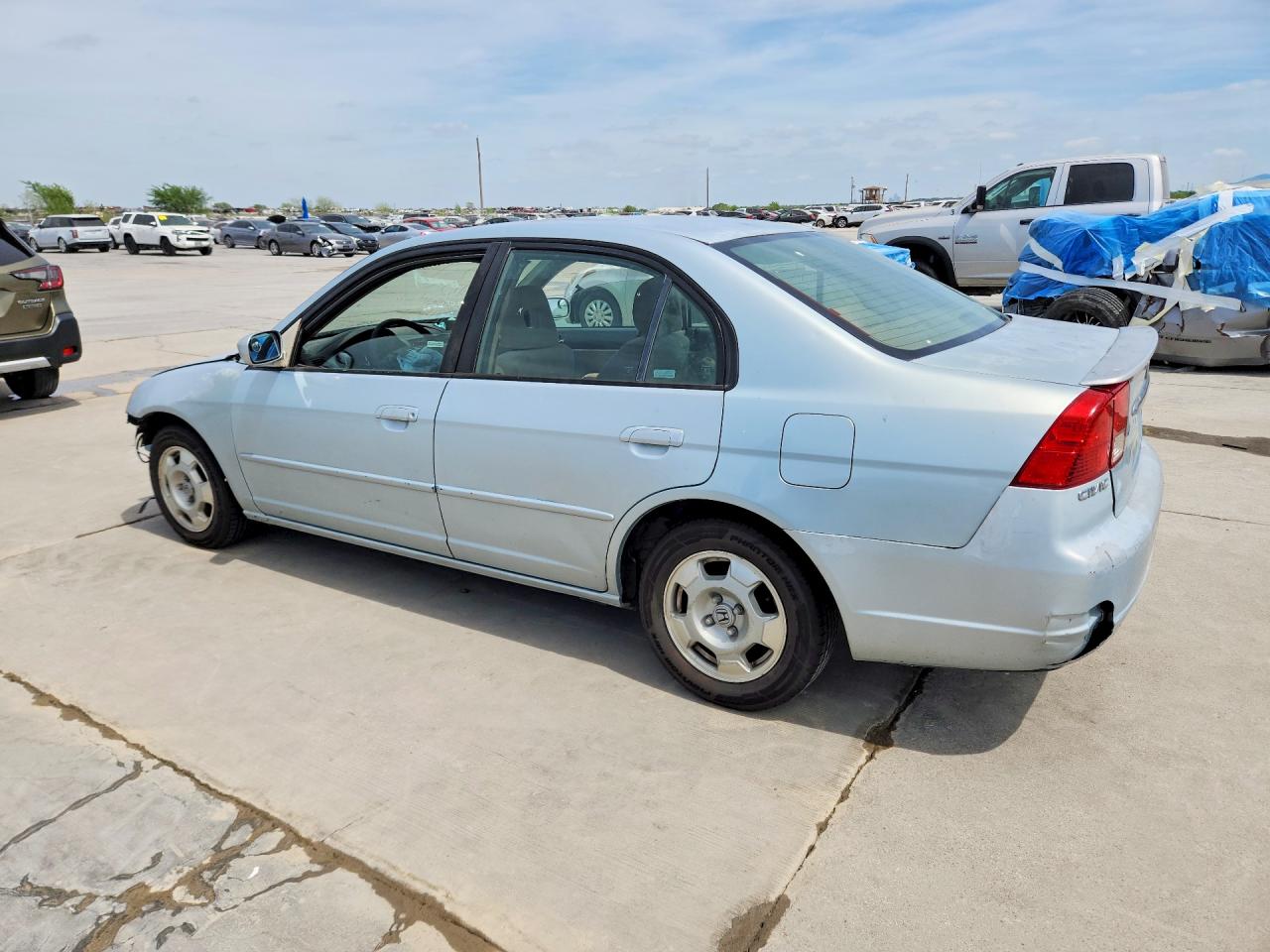 2003 Honda Civic Hybrid Silver vin: JHMES96613S022256