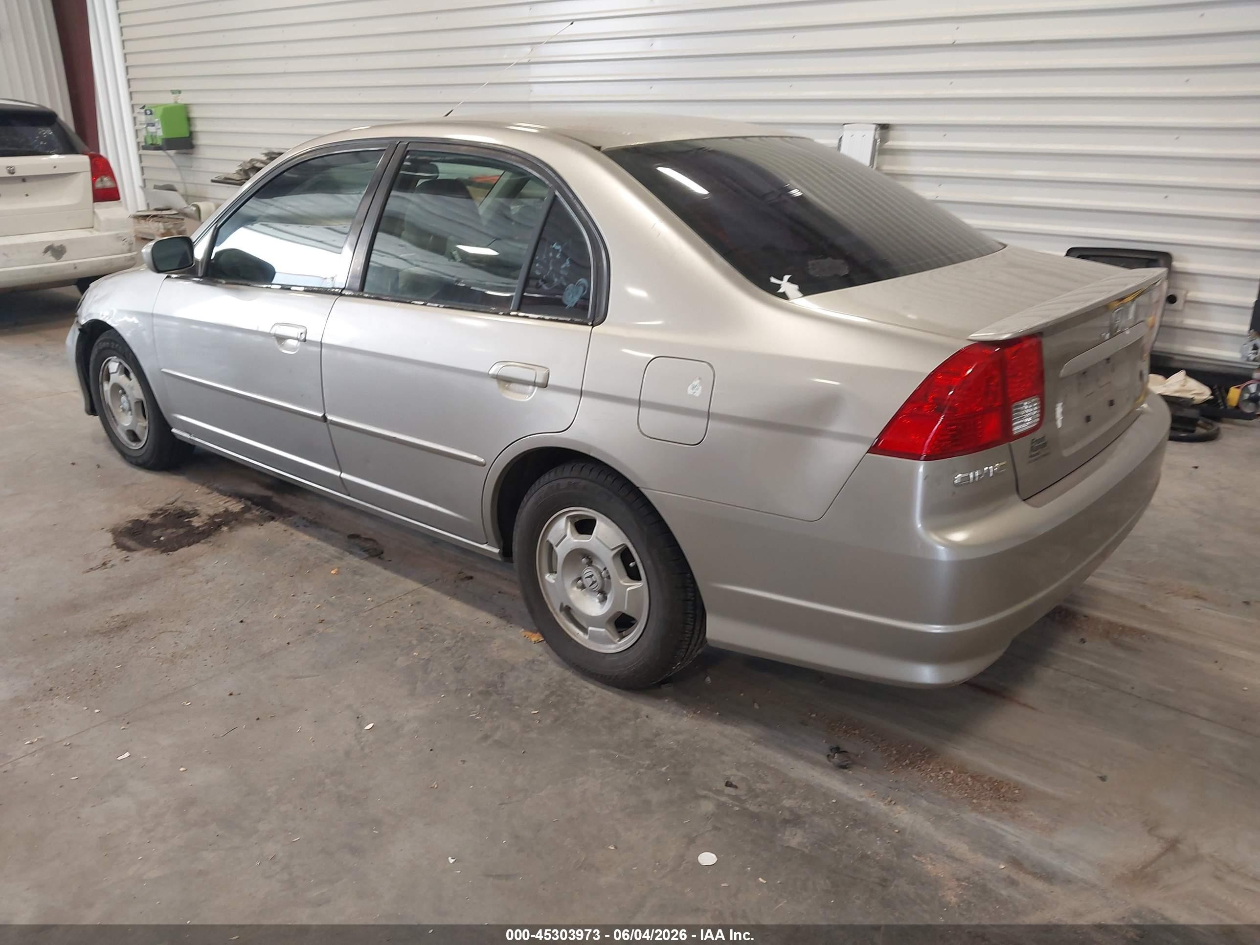 2005 Honda Civic Hybrid   Желто-коричневый vin: JHMES96615S000602