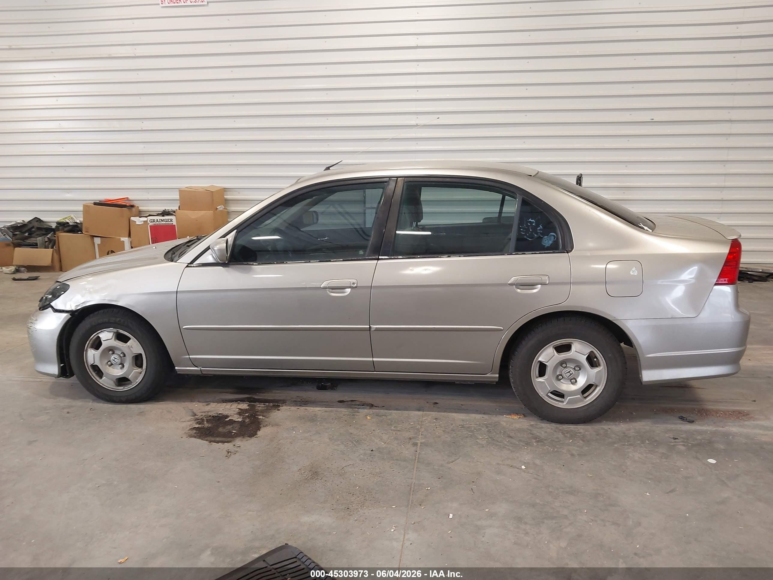 2005 Honda Civic Hybrid   Желто-коричневый vin: JHMES96615S000602