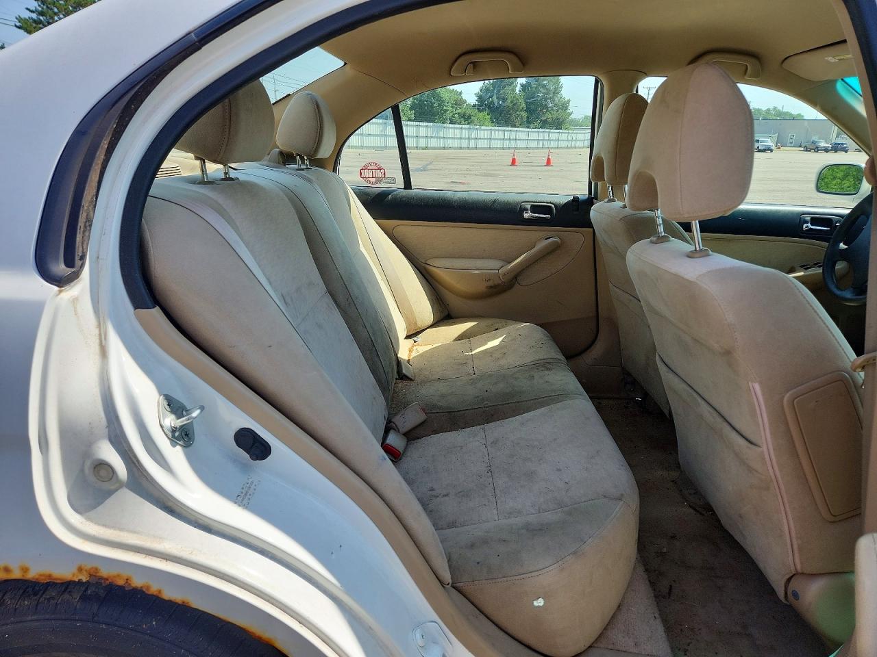 2005 Honda Civic Hybrid White vin: JHMES96615S013091