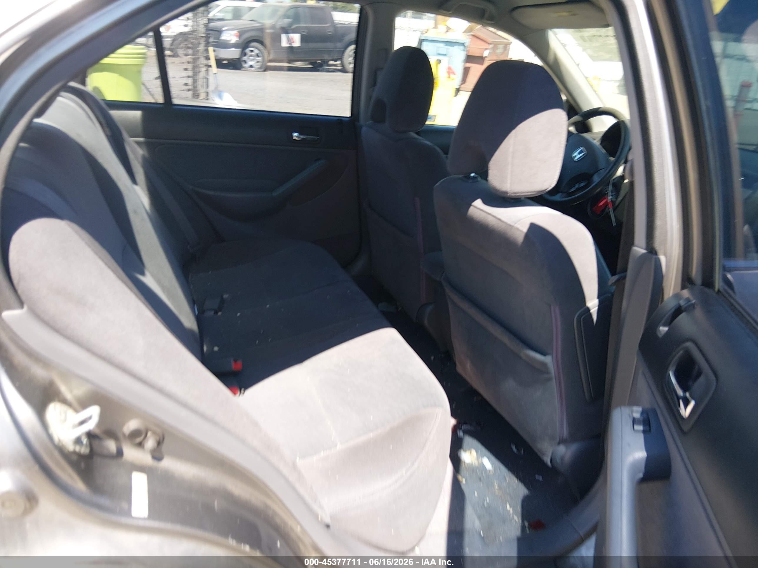 2005 Honda Civic Hybrid   Gray vin: JHMES96615S018274