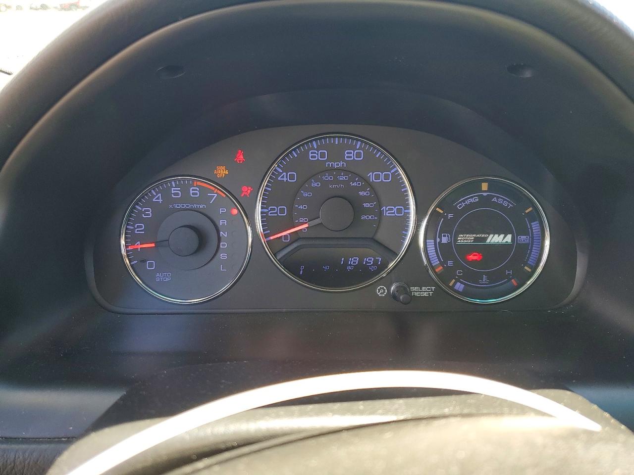2005 Honda Civic Hybrid Gray vin: JHMES96615S021787