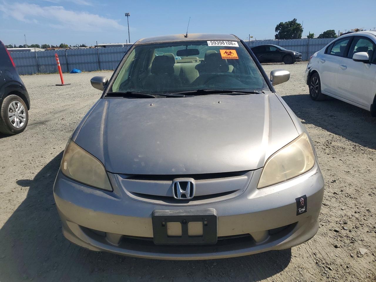 2005 Honda Civic Hybrid Gold vin: JHMES96615S021840