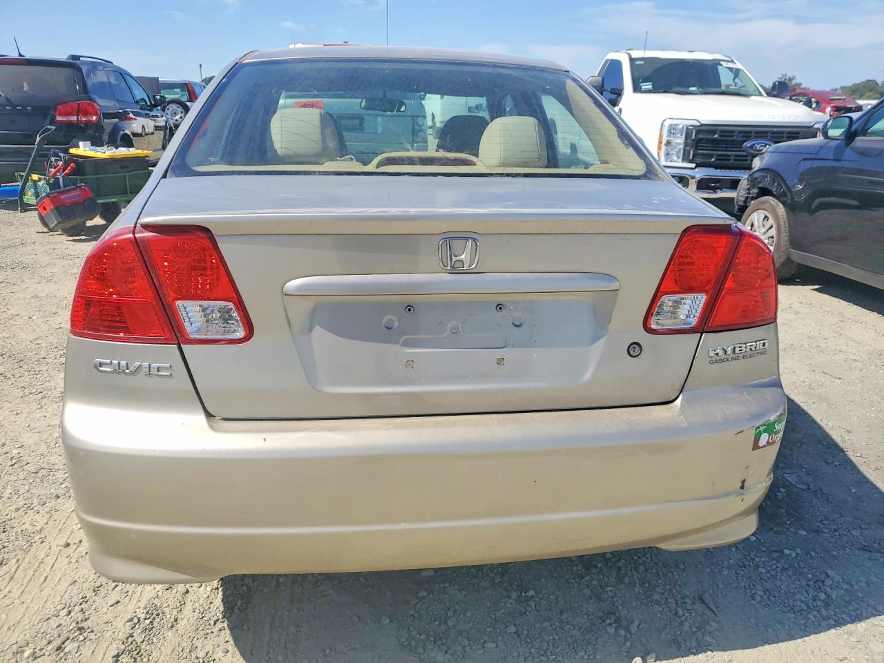 2005 Honda Civic Hybrid Gold vin: JHMES96615S021840