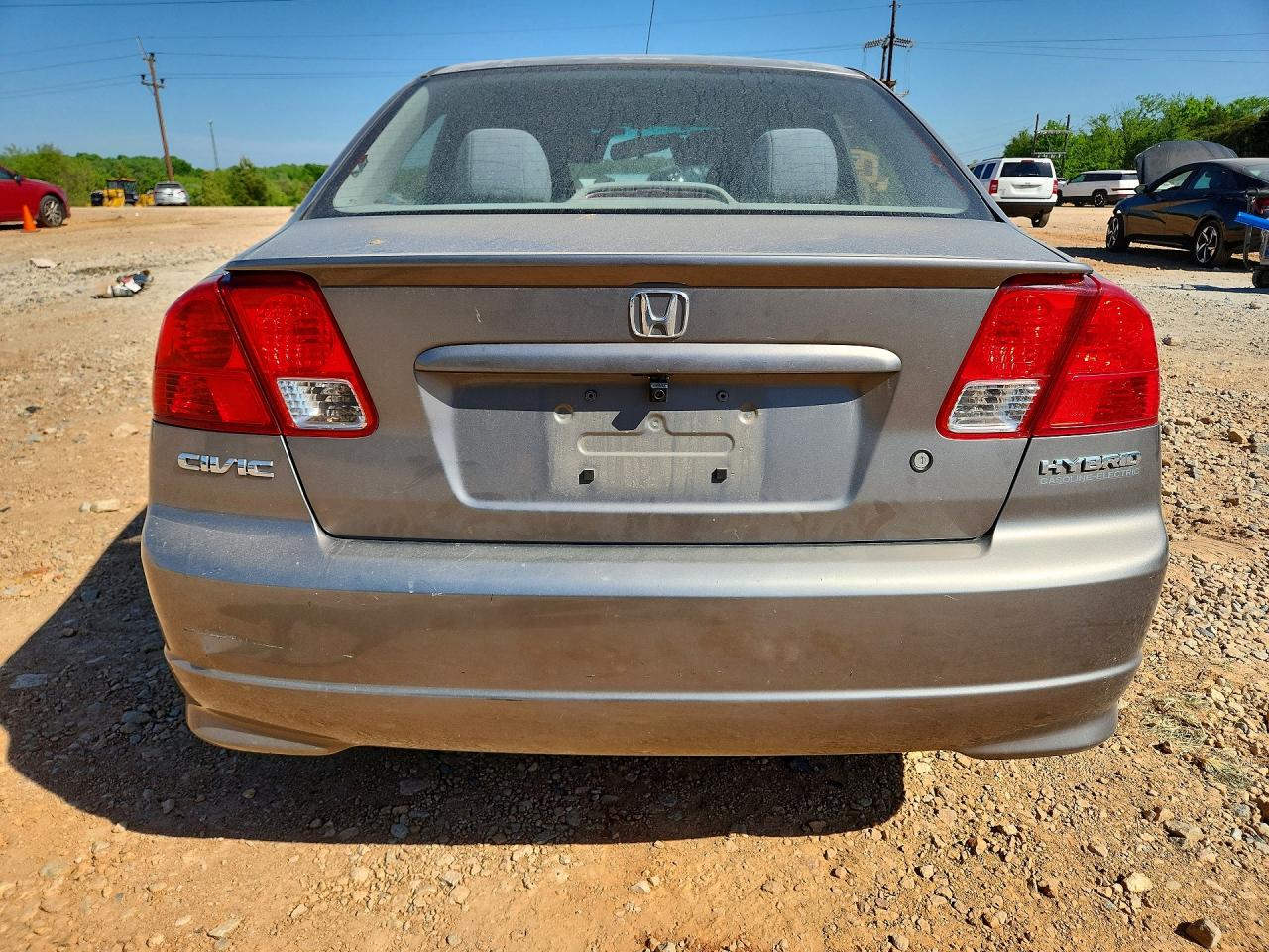 2004 Honda Civic Hybrid Silver vin: JHMES96624S008268
