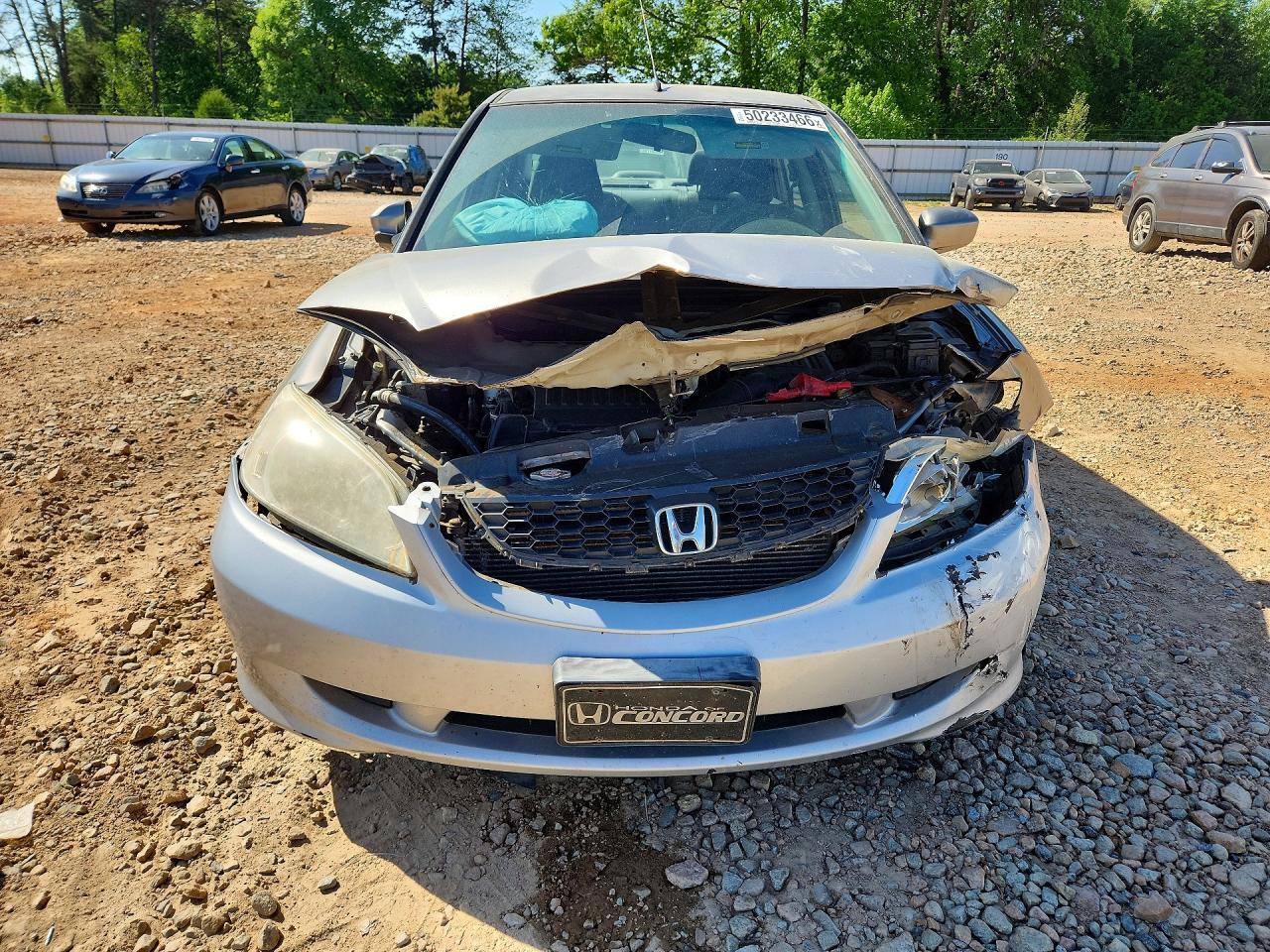 2004 Honda Civic Hybrid Silver vin: JHMES96624S008268