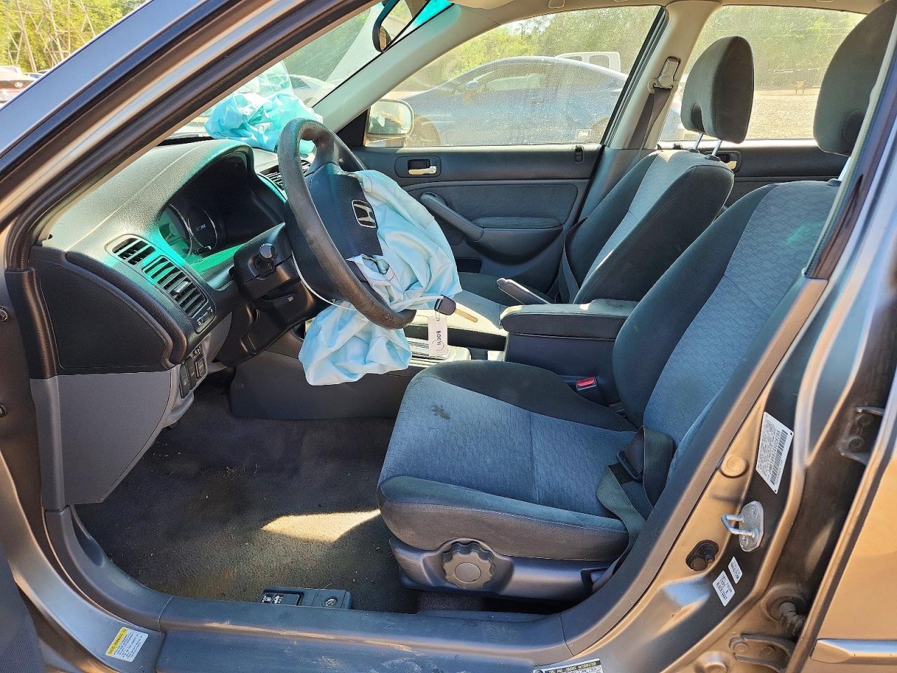 2004 Honda Civic Hybrid Silver vin: JHMES96624S008268