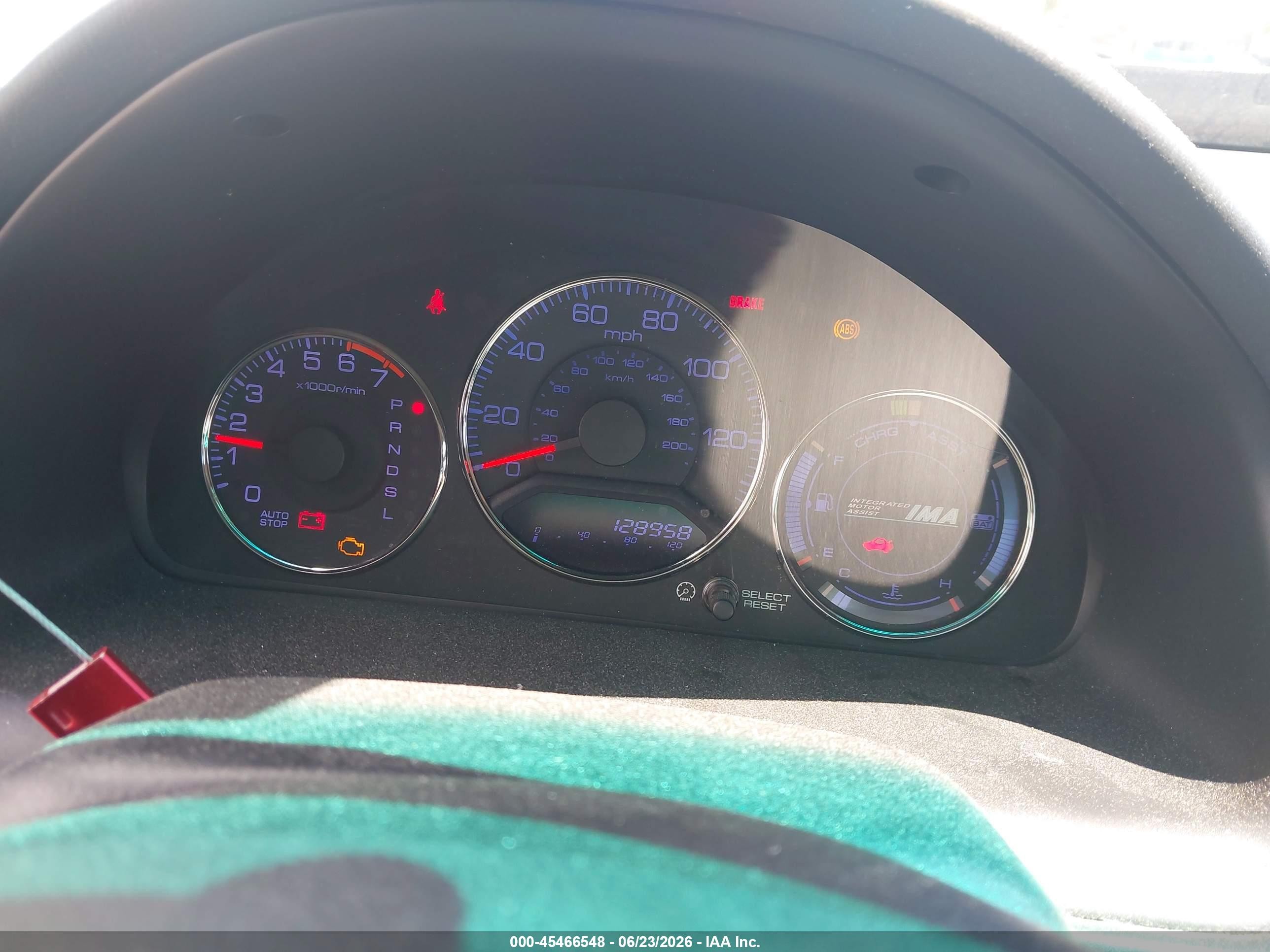 2005 Honda Civic Hybrid Dark Blue vin: JHMES96625S024410