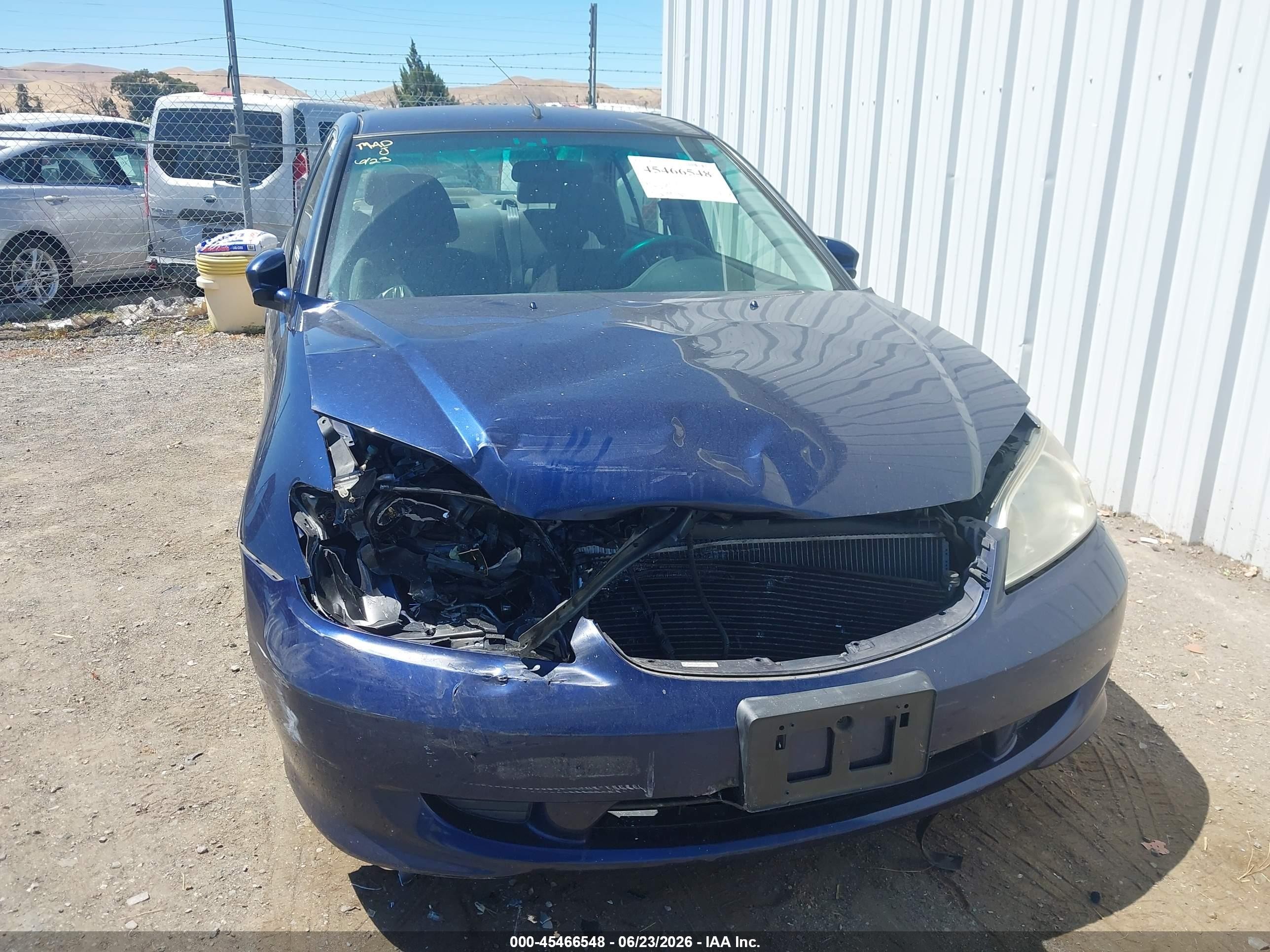 2005 Honda Civic Hybrid Dark Blue vin: JHMES96625S024410