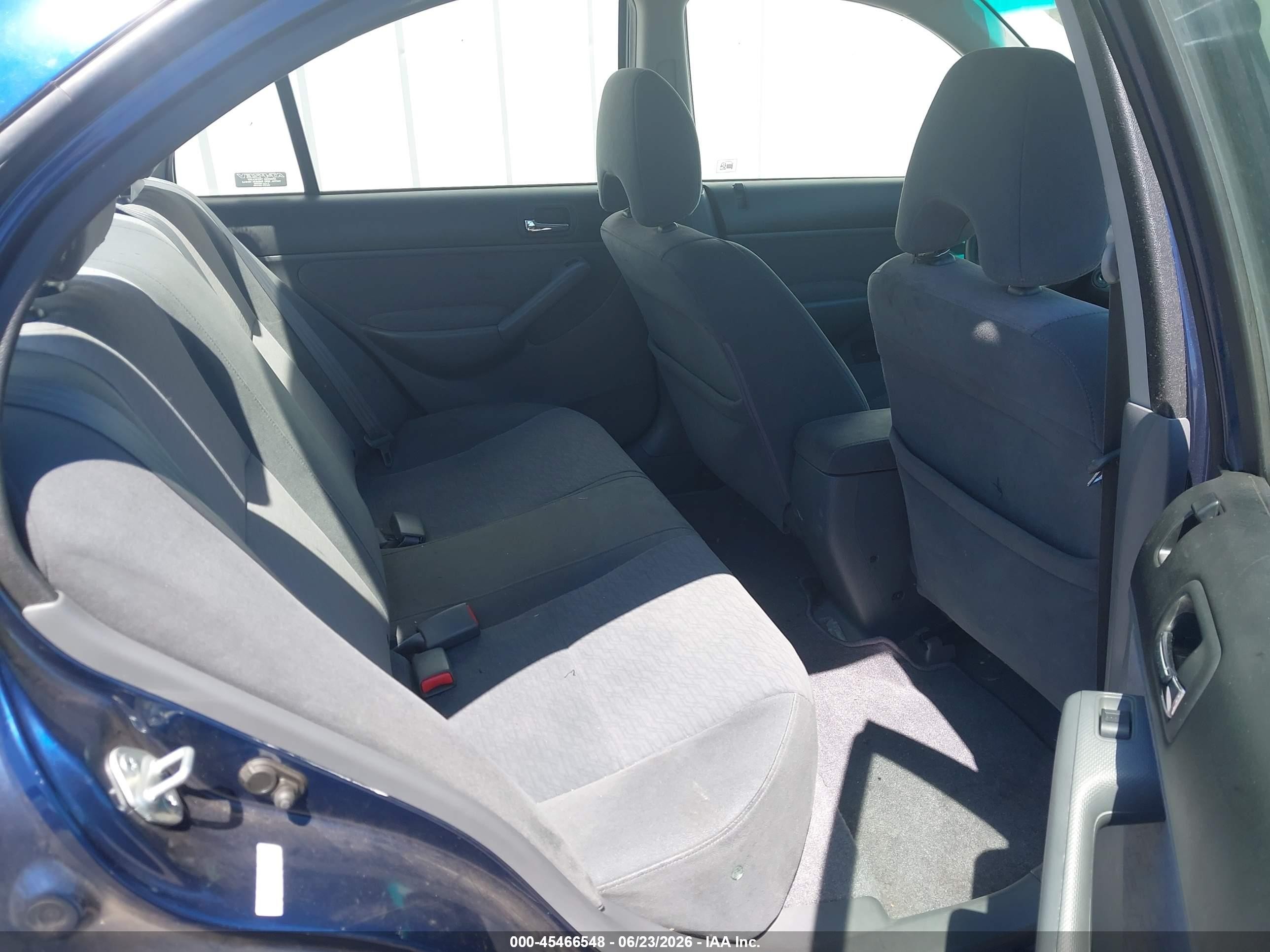 2005 Honda Civic Hybrid Dark Blue vin: JHMES96625S024410