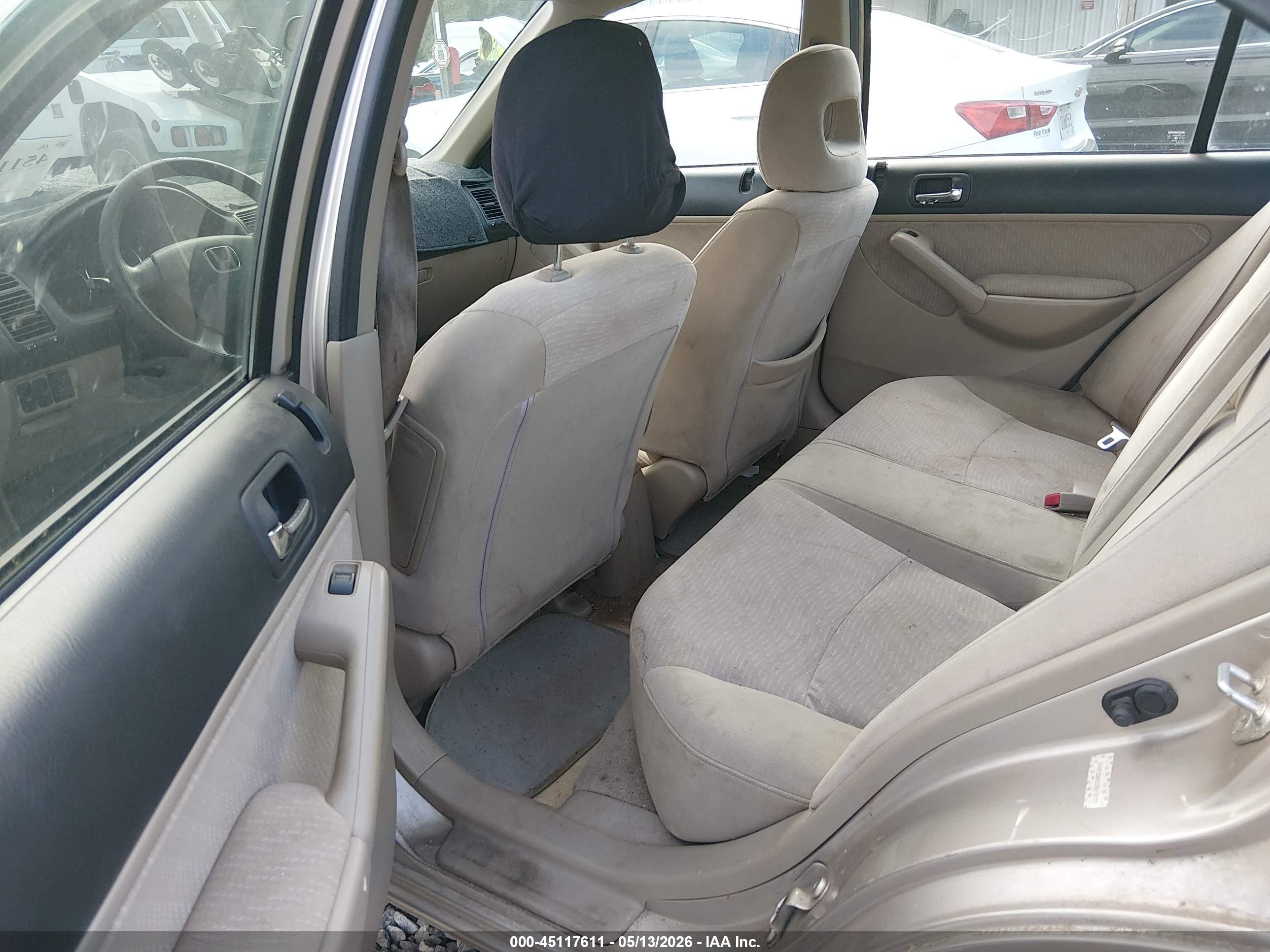 2003 Honda Civic Hybrid Beige vin: JHMES96633S013770