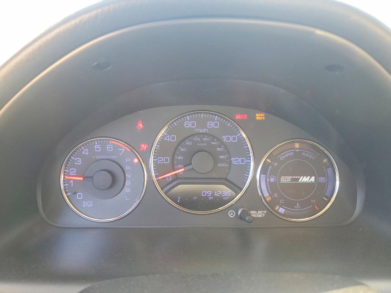2005 Honda Civic Hybrid Серый vin: JHMES96645S014865