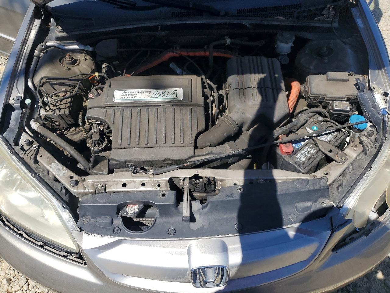 2005 Honda Civic Hybrid Серый vin: JHMES96645S014865