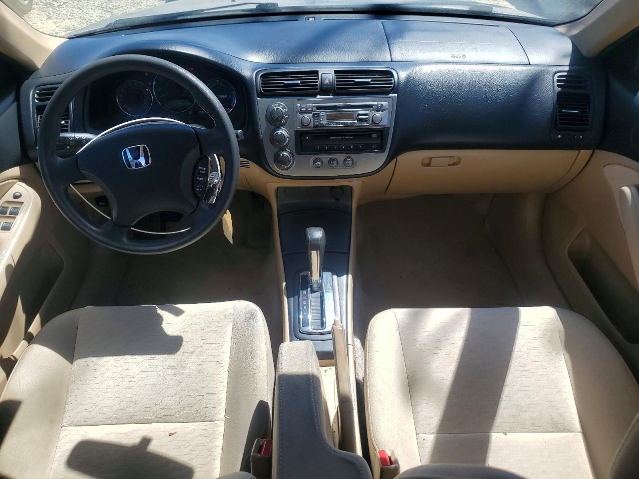 2005 Honda Civic Hybrid Серый vin: JHMES96645S014865