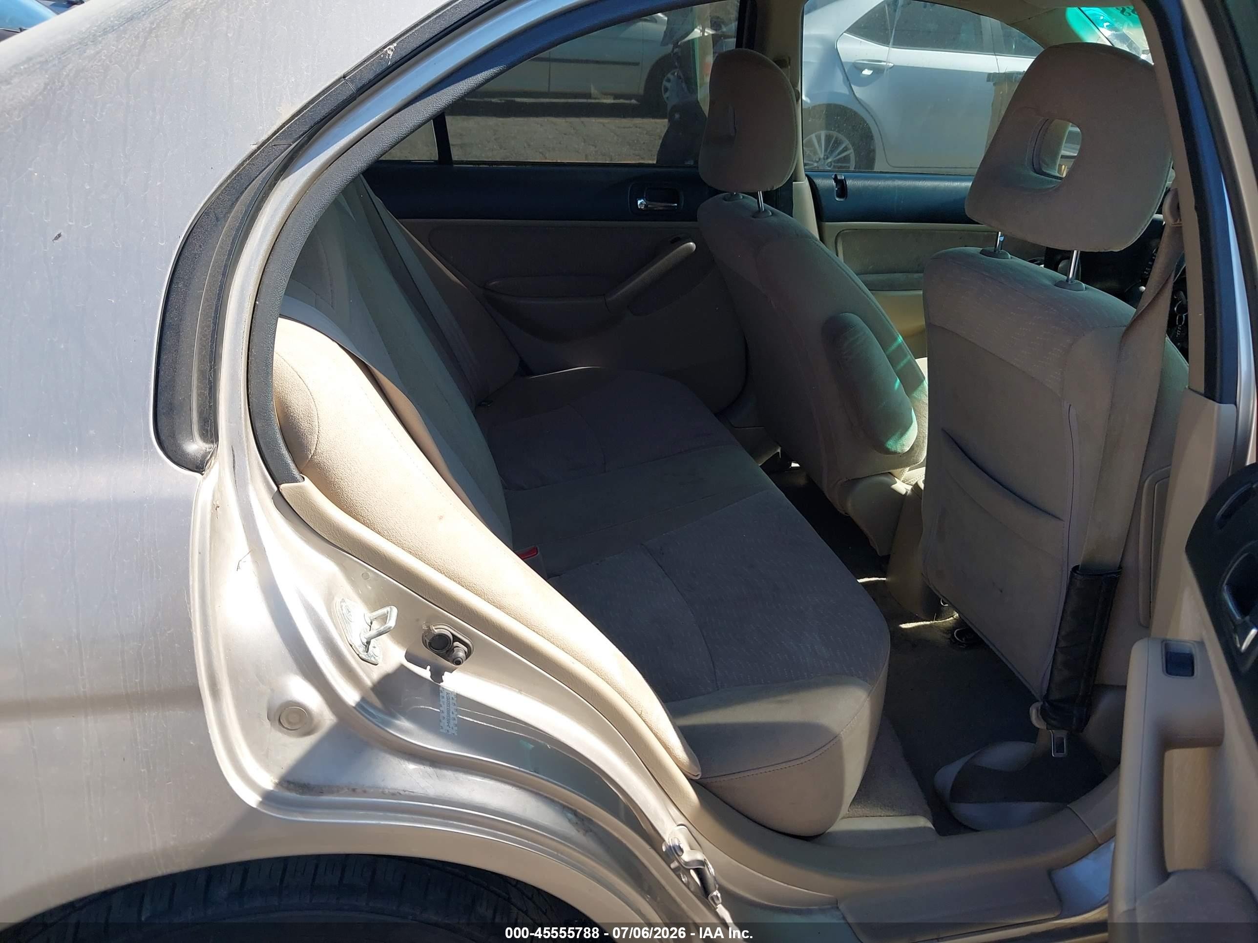 2003 Honda Civic Hybrid Beige vin: JHMES96653S006576