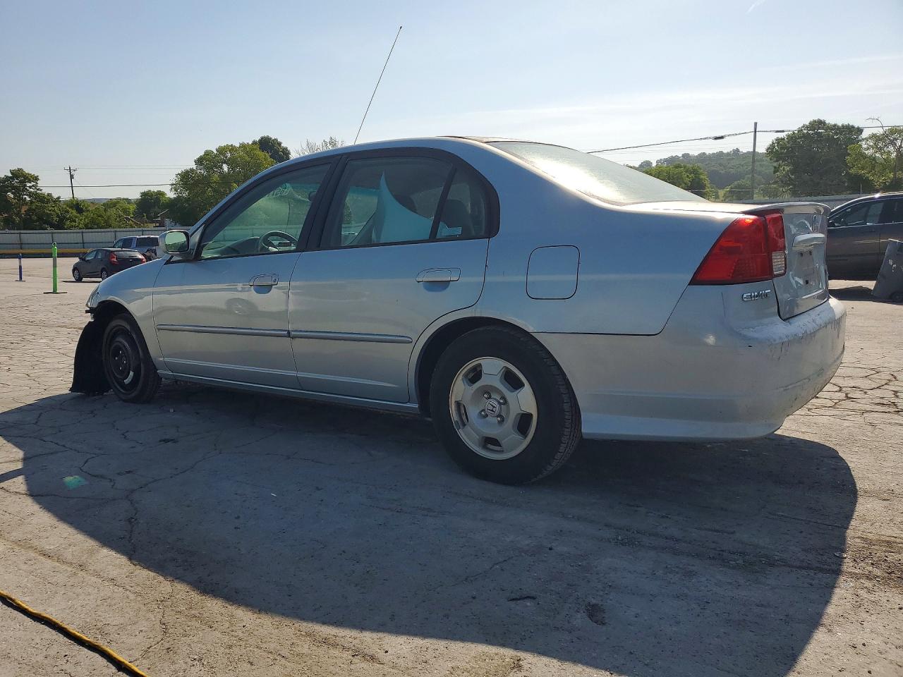 2005 Honda Civic Hybrid Blue vin: JHMES96655S011909