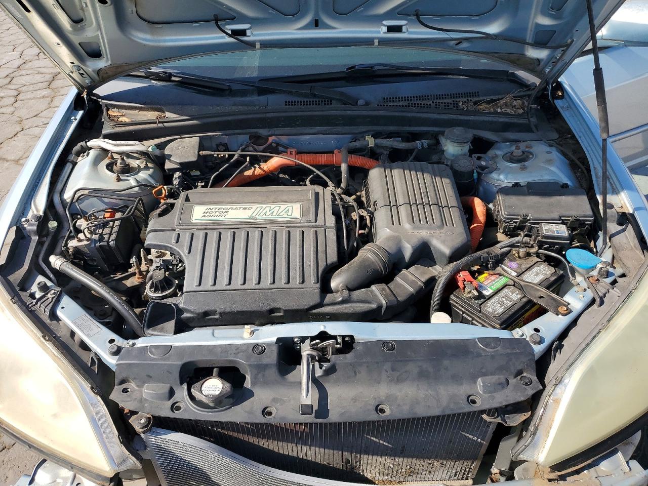 2005 Honda Civic Hybrid Blue vin: JHMES96655S011909