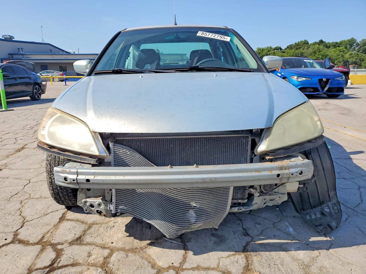 2005 Honda Civic Hybrid Blue vin: JHMES96655S011909