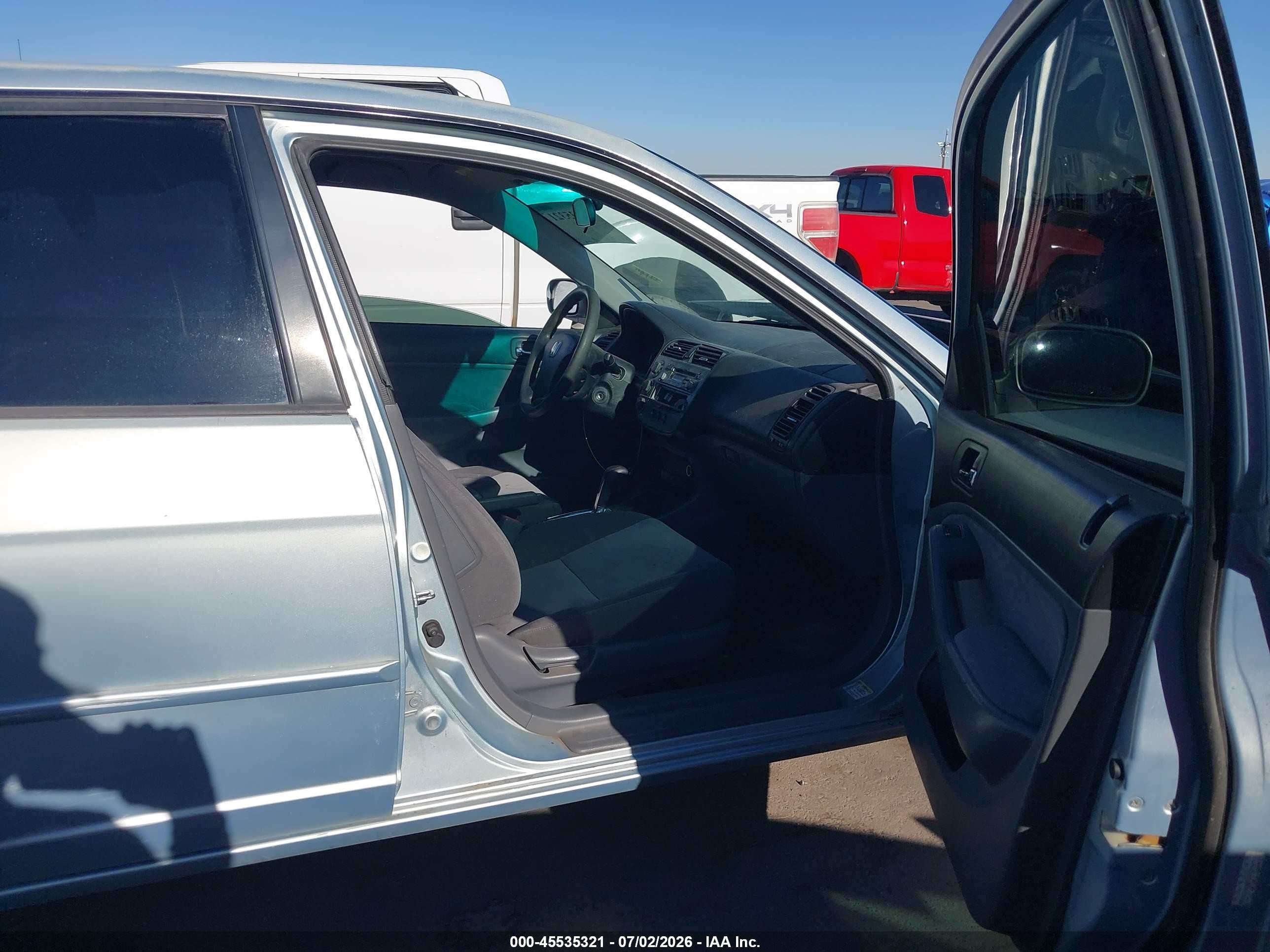 2005 Honda Civic Hybrid   Blue vin: JHMES96655S015121