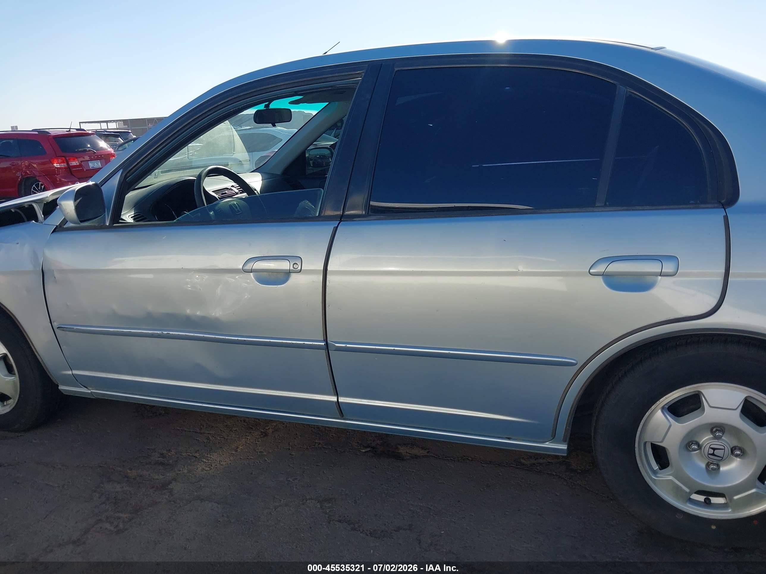 2005 Honda Civic Hybrid   Blue vin: JHMES96655S015121