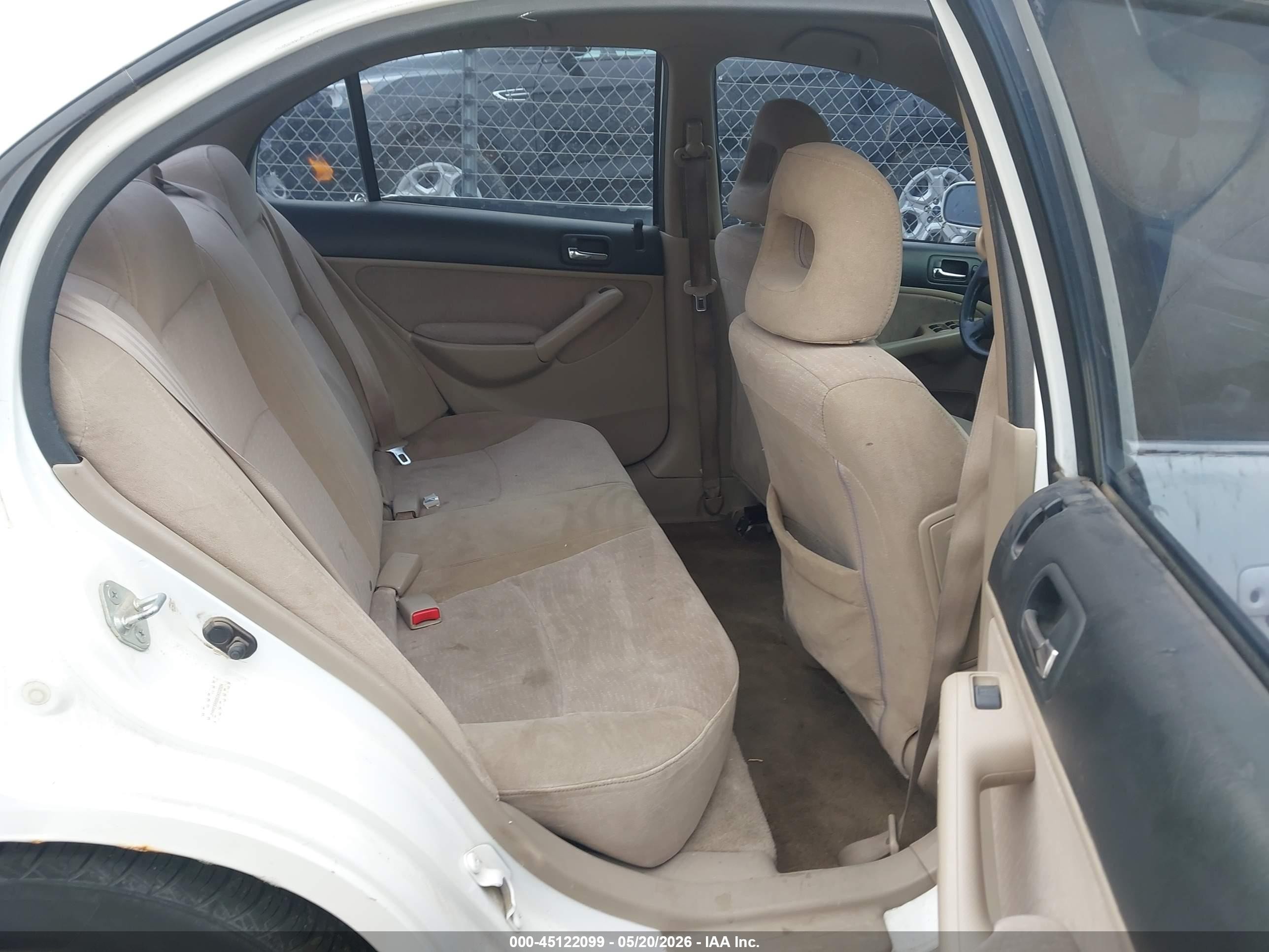 2003 Honda Civic Hybrid Белый vin: JHMES96663S002004