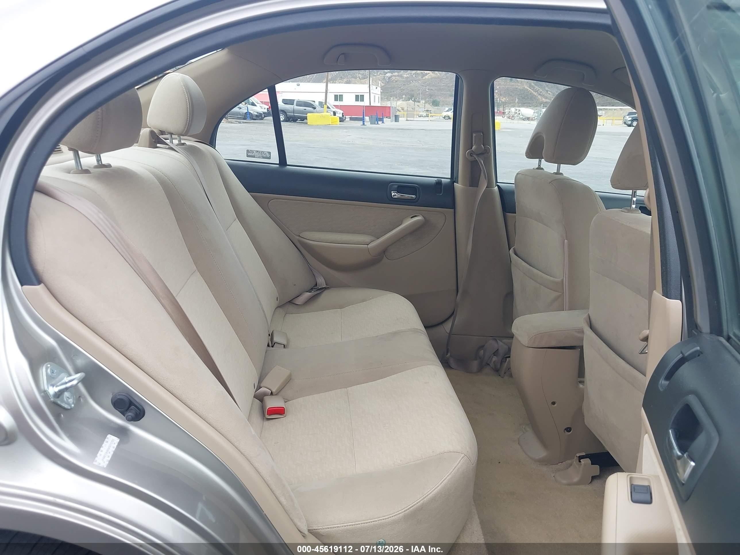 2004 Honda Civic Hybrid Tan vin: JHMES96664S010783