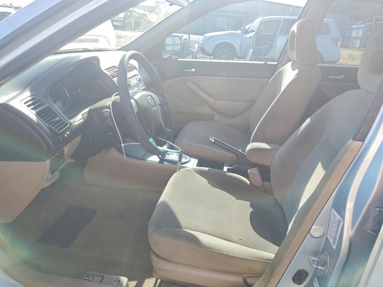 2003 Honda Civic Hybrid Синий vin: JHMES96673S013447