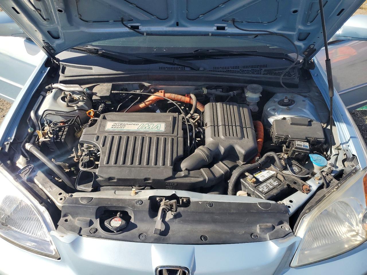 2003 Honda Civic Hybrid Синий vin: JHMES96673S013447