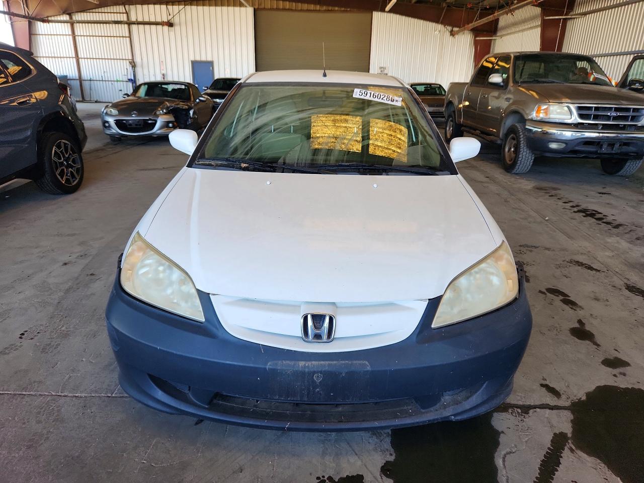 2004 Honda Civic Hybrid Белый vin: JHMES96674S011375