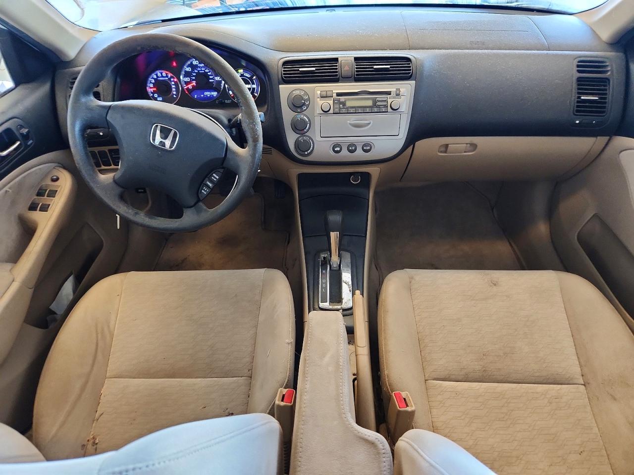 2004 Honda Civic Hybrid Белый vin: JHMES96674S011375
