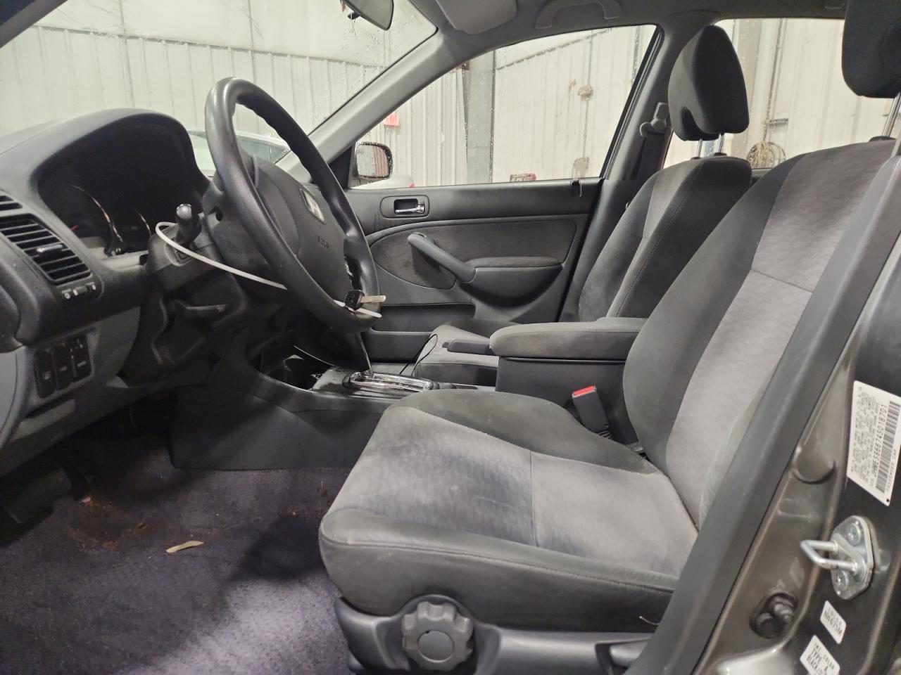 2004 Honda Civic Gray vin: JHMES96674S018701