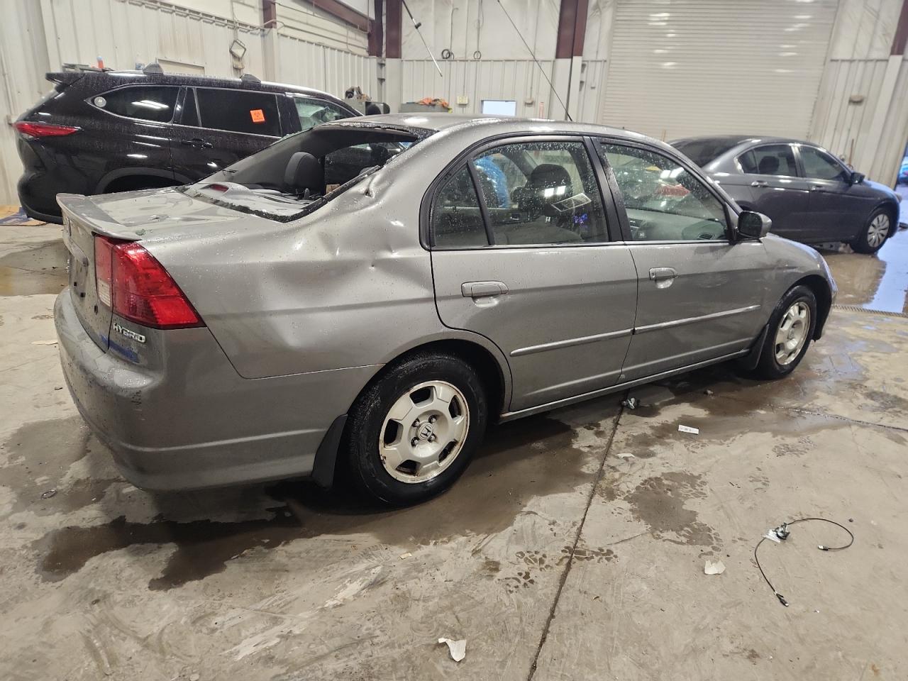 2004 Honda Civic Gray vin: JHMES96674S018701