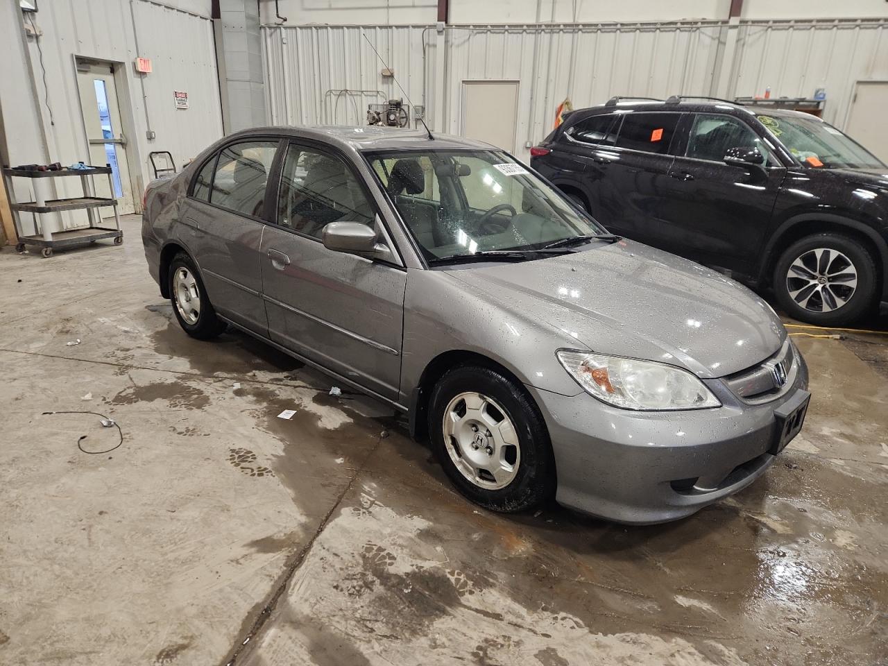 2004 Honda Civic Gray vin: JHMES96674S018701