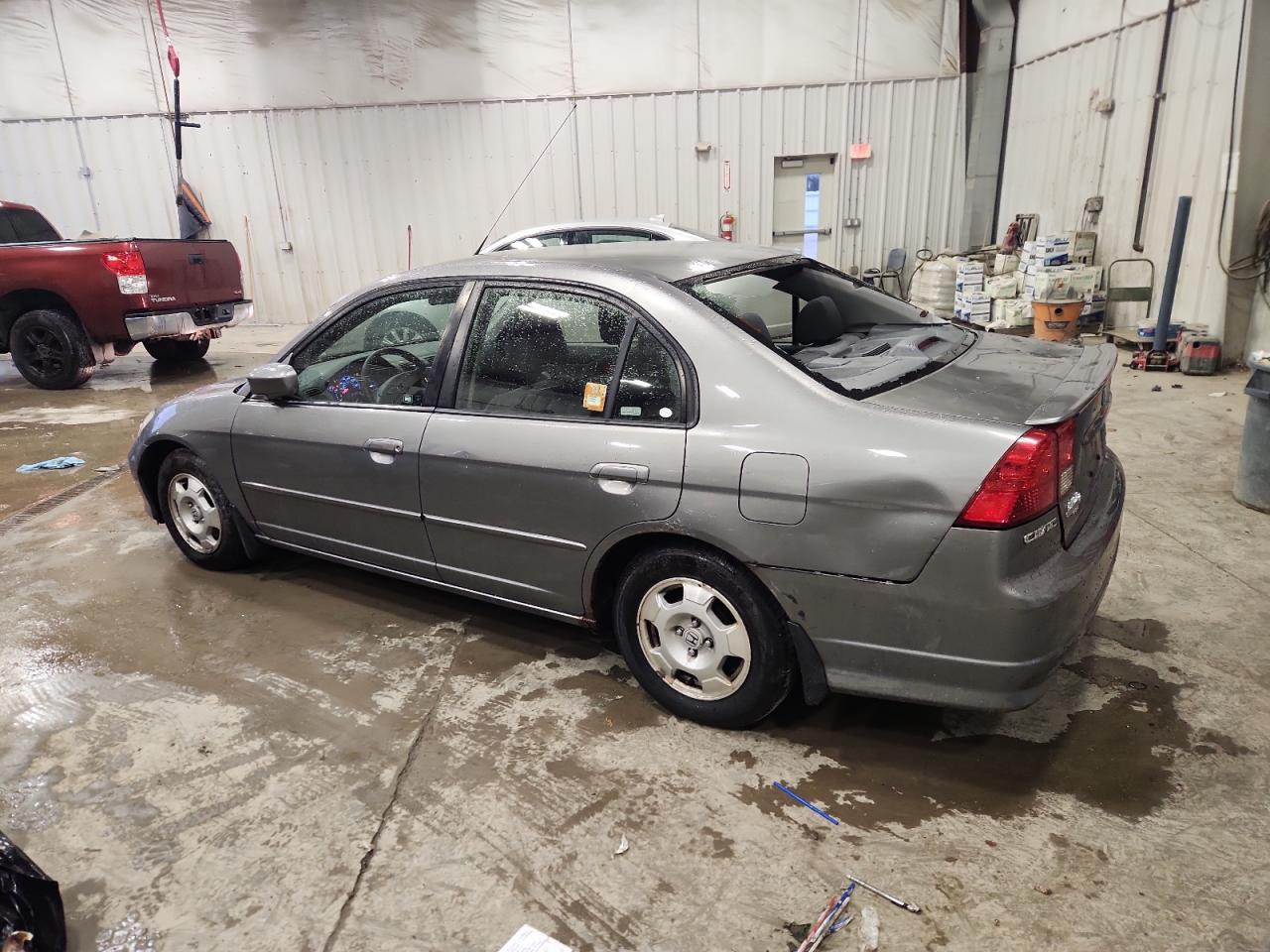 2004 Honda Civic Gray vin: JHMES96674S018701