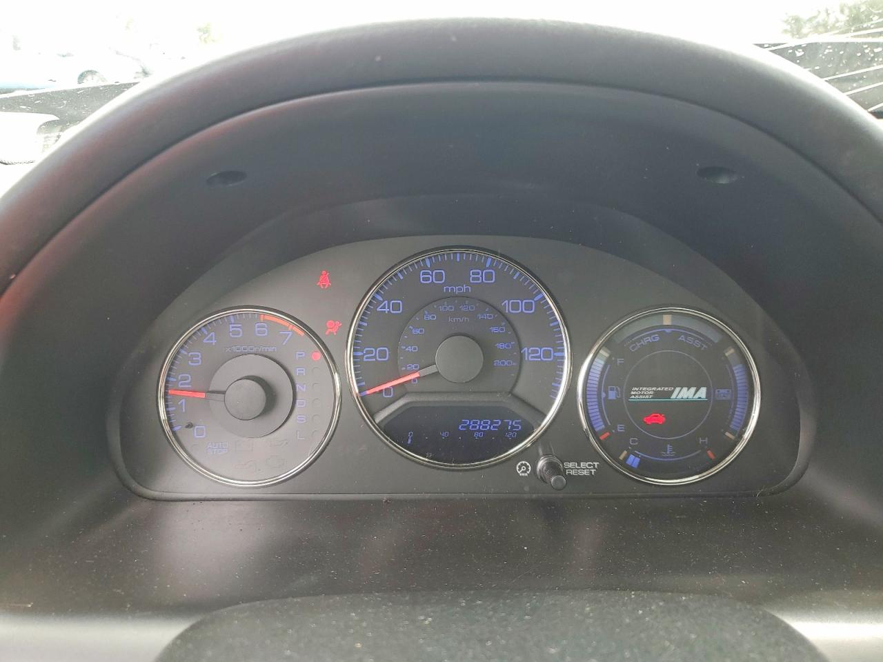 2005 Honda Civic Hybrid Gray vin: JHMES96675S008123